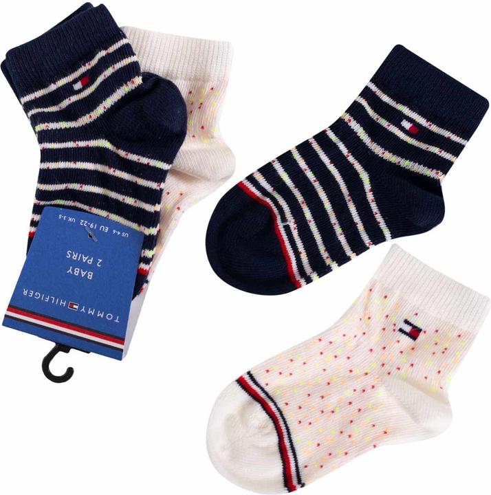 Produktbild Tommy Hilfiger th Baby Sock 2p Neppy Stripes Tommy Original 701220275 001 15-18 (15 - 18)