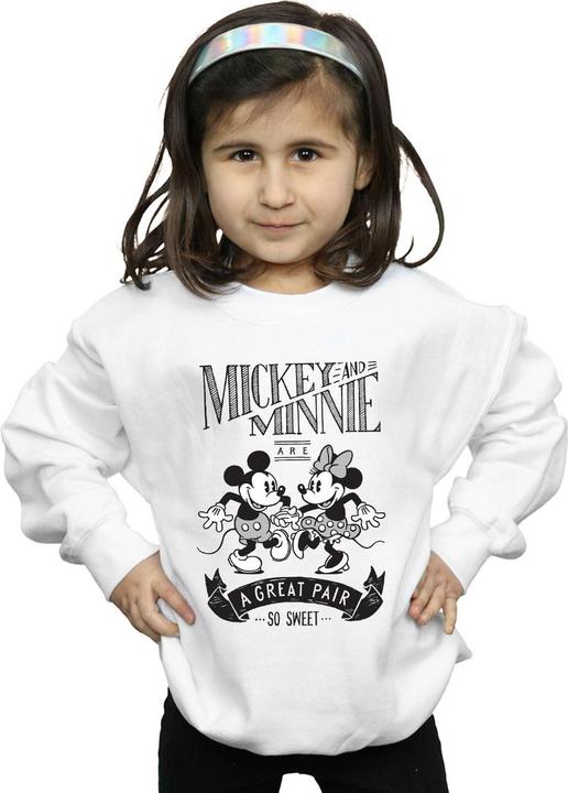 Immagine prodotto Disney Mickey And Minnie Mouse Great Pair Felpa Ragazze (140, 146)