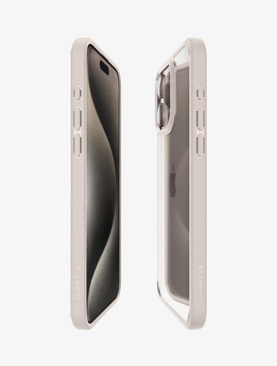 Produktbild Spigen Ultra Hybrid-Hülle für iPhone 15 Pro – natürliches Titan (Apple iPhone 15 Pro)