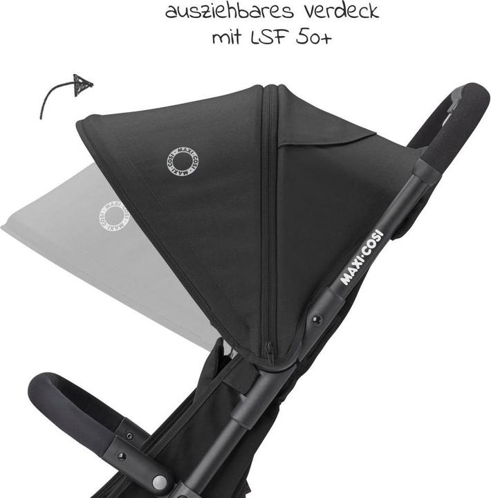 Image du produit Maxi-Cosi Lara2 Essential Black (cadre noir)
