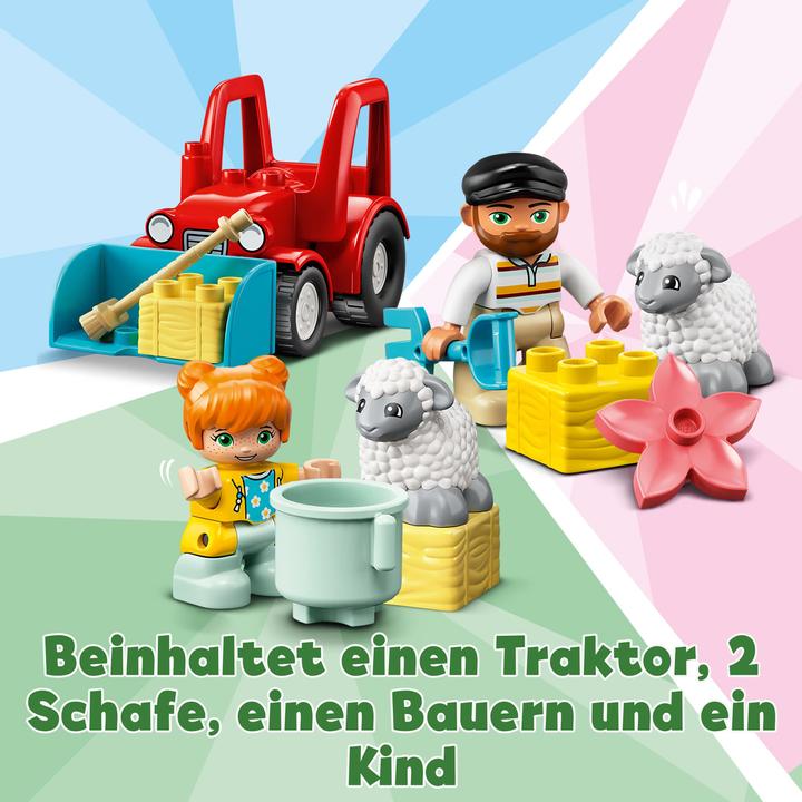 Image du produit LEGO Tracteur et soins aux animaux (10950)