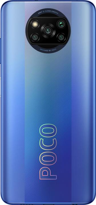 Actual product image Xiaomi Poco X3 Pro (256 GB, Frost Blue, 6.67", Hybrid Dual SIM, 48 Mpx, 4G)