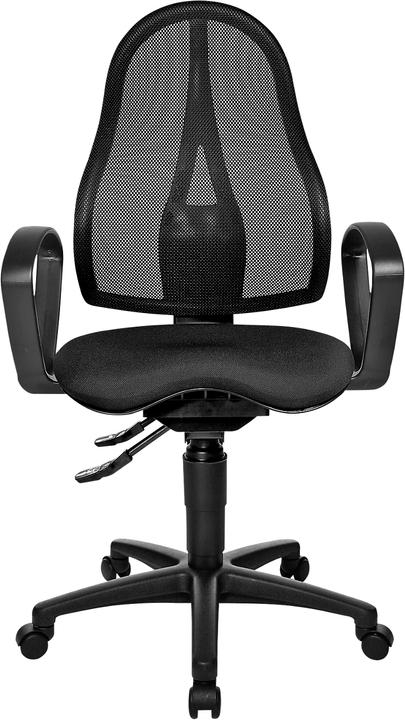 Immagine prodotto Schäfer Shop Sedia da ufficio BALANCE 400 NET, contatto permanente, con braccioli, sedile ortopedico fitness