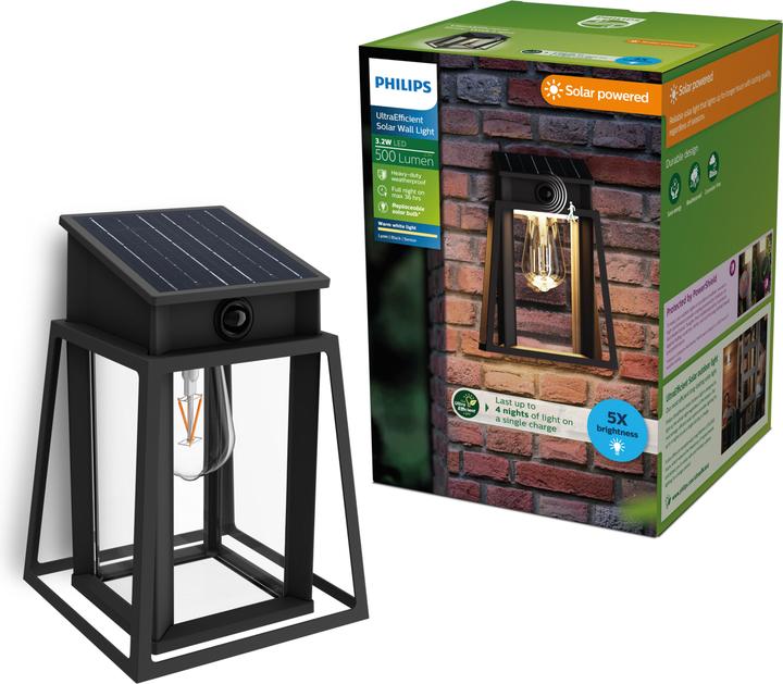 Image du produit Philips Applique murale solaire d'extérieur (470 lm, IP44)