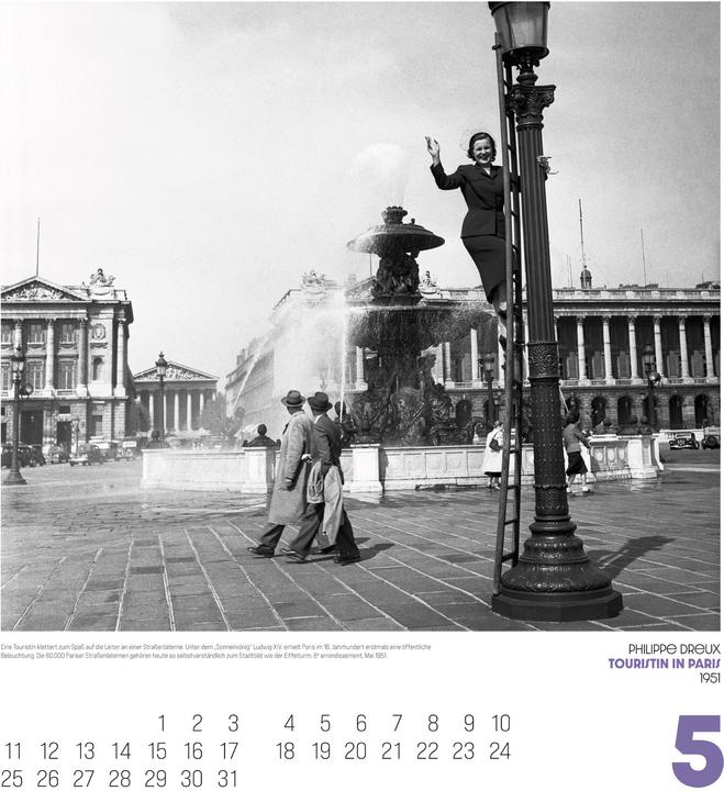 Actual product image Paris, mon amour Kalender 2026 (48 x 54 cm, Hardcover, German)