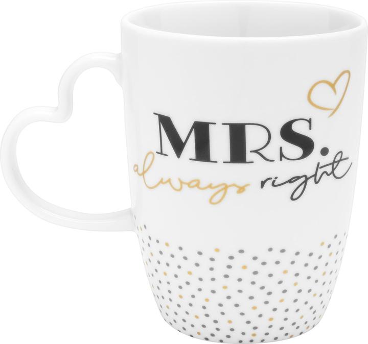 Produktbild Sheepworld Kaffeetasse Mr & Mrs 360 ml, 2 Stück, Weiss (360 ml, 2 x)