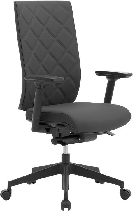 Produktbild Leyform Bürostuhl WIKI, mit Armlehnen, Netz- oder Stofflehne, Auswahl 2 Fusskreuze