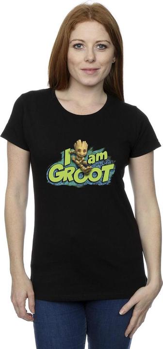 Immagine prodotto Guardians Of The Galaxy I Am Groot Jumping Maglietta Donna (XXL)