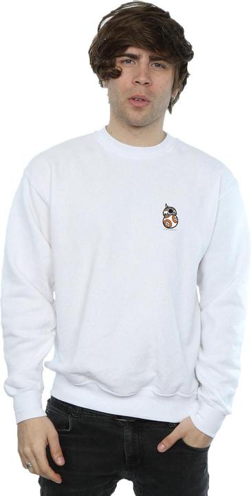 Actual product image Star Wars Mens The Force Awakens BB-8 Chest Print Sweatshirt (M)