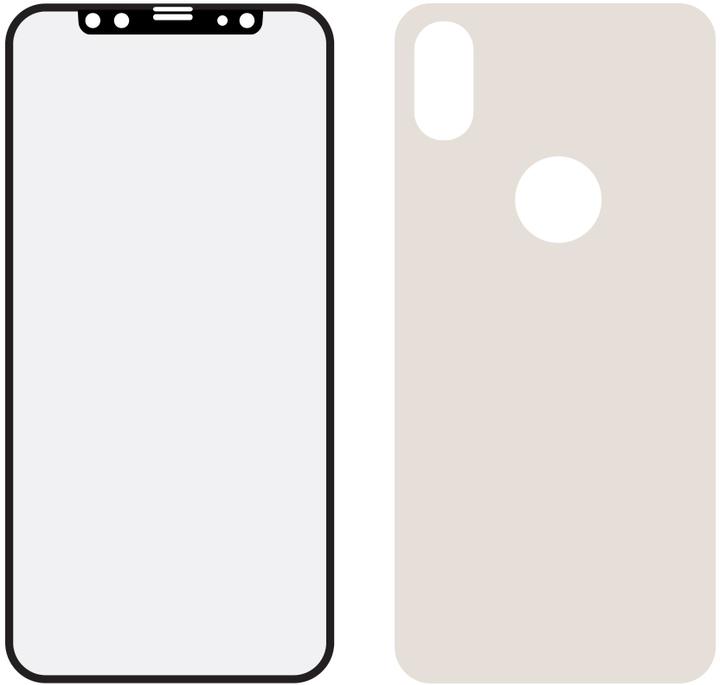 Mobilize Rand-zu-Rand-Glas (1 Stück, Apple iPhone XS, Apple iPhone X)