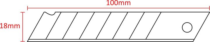 Produktbild Monzana Teppichmesser 10er Set (Ersatzklinge)