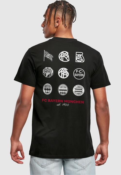 Produktbild FC Bayern München Logo History T-Shirt Round Neck - 112145 (XS)