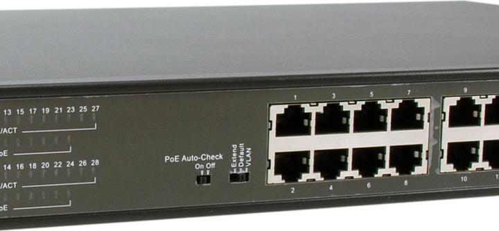 Immagine prodotto LevelOne Switch 28x FE FGP-2831 2xGE 2xGSFP 802.3xPoE (28 Porti)