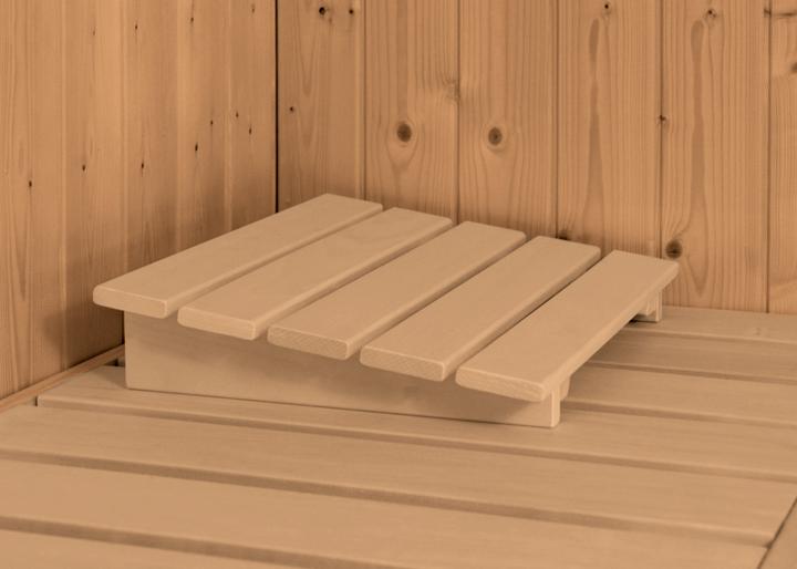 Actual product image Karibu Home sauna Sonara front entry (9 KW Bio external control)