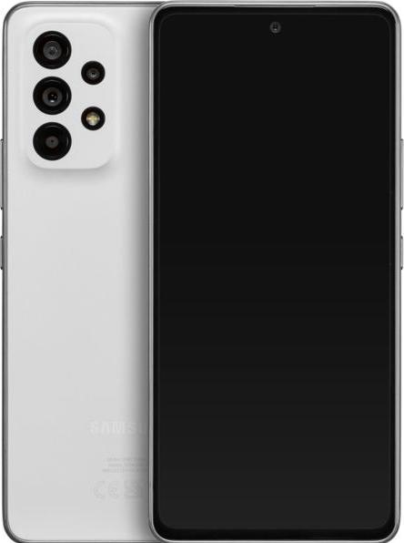Actual product image Samsung Galaxy A53 5G EU (128 GB, Awesome White, 6.50", Dual SIM, 64 Mpx, 5G)