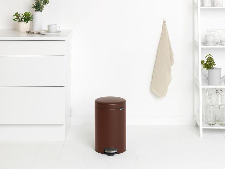 Produktbild Brabantia Treteimer Newicon 12 L Mineral Cosy Brown (12 l)