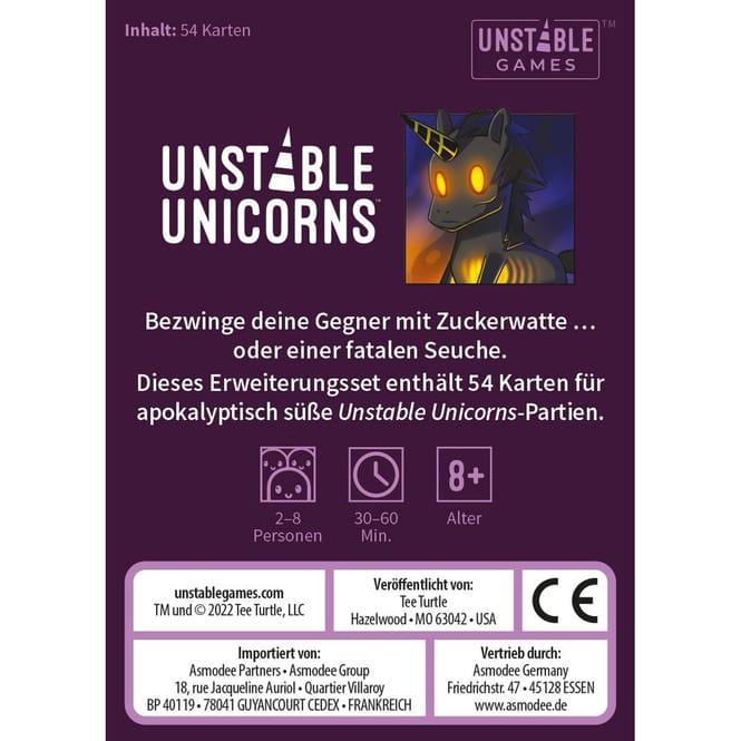 Image du produit Unstable Games TTUD0006 - Unstable Unicorns - Regenbogen-Apokalypse, pour 2-8 joueurs, dès 8 ans, extension FR (Allemand)
