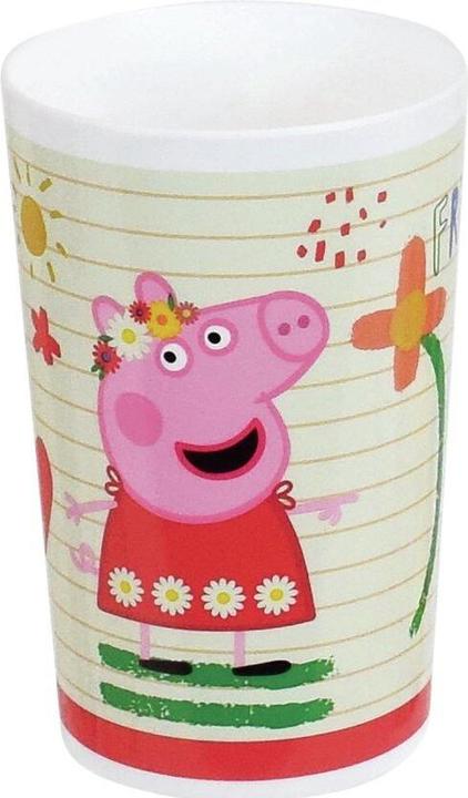 Actual product image children's plate, bowl and glass crockery set jemini peppa pig