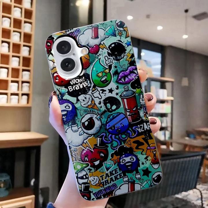 Actual product image Cover-Discount iPhone 16 - Cover mobile phone case with stylish motif (Apple iPhone 16)