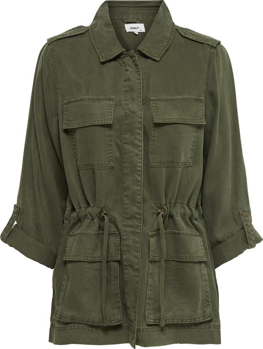 Only Fly-Away Kragen Ärmel mit Umschlag Jacke Jacke