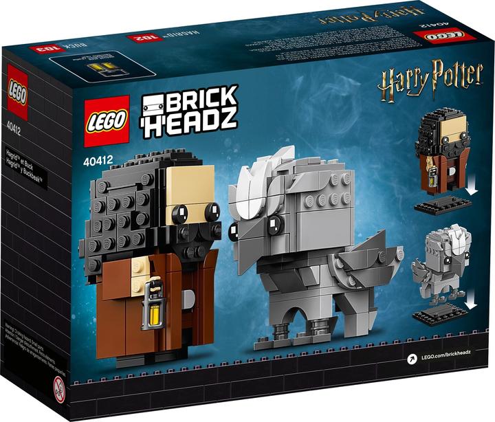 Produktbild LEGO Brickheadz Hagrid & Seidenschnabel 40412 (40412, LEGO Brickheadz)