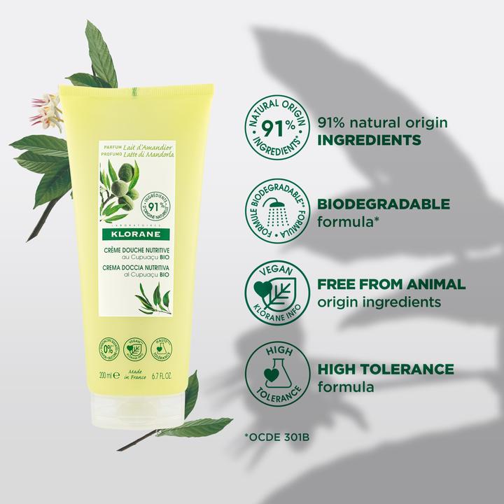 Produktbild Klorane Duschcreme mit Mandelmilch (200 ml)