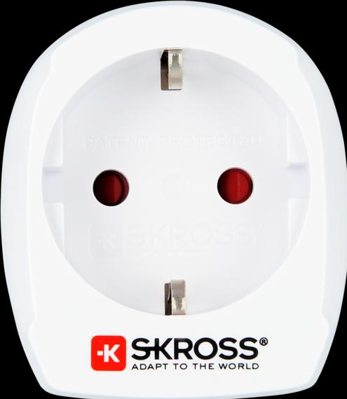 Actual product image Skross Country Adapter Europe - Australia, China