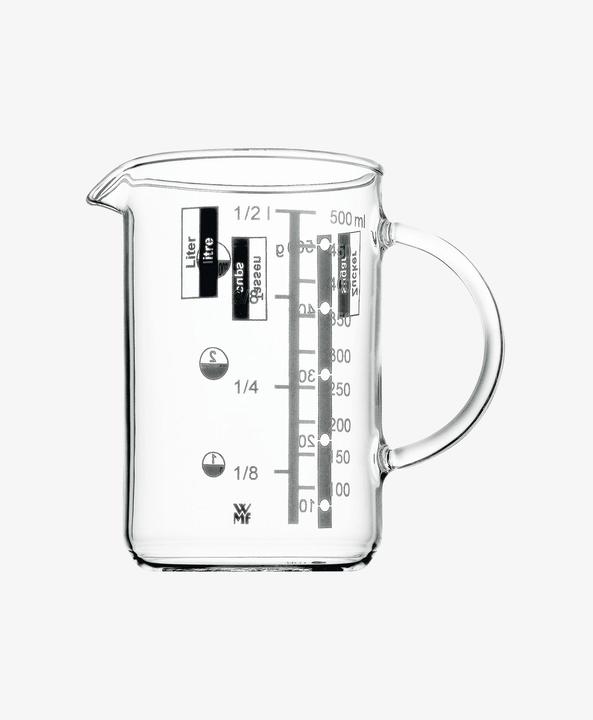 Productafbeelding WMF Maatbeker 0,5l met 4 maateenheden Gourmet hittebestendig glas (500 ml)