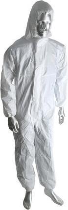 Actual product image Rs Pro Unisex Disposable Jumpsuit White, Size M, Cleanroom (M)