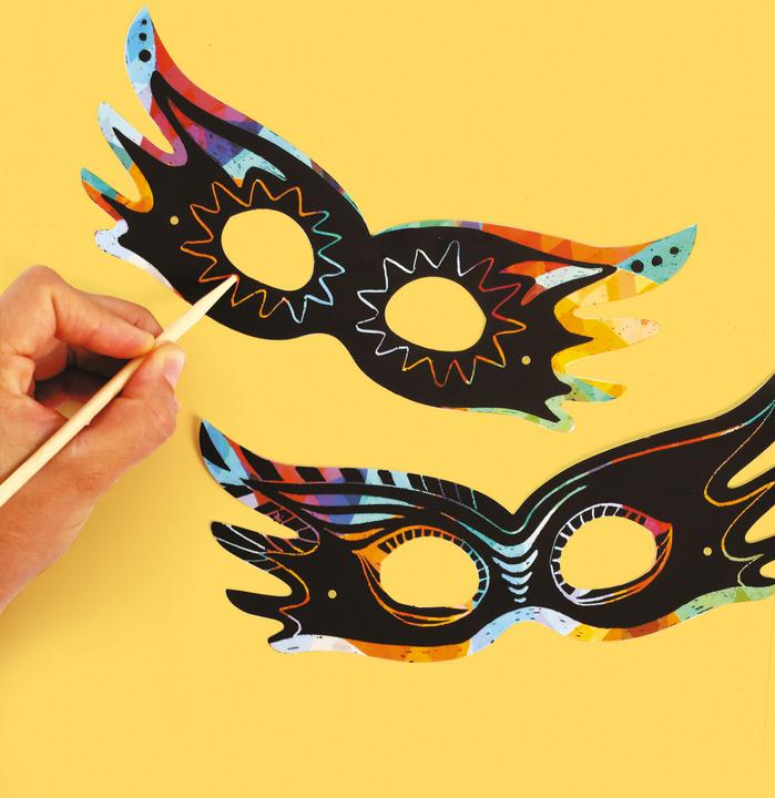Image du produit Creative Kratz-Masken, 12 St.