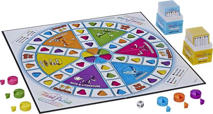 Immagine prodotto Hasbro Trivial Pursuit edizione familiare gioco da tavolo Trivia (Danese)