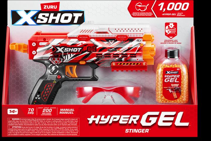 Actual product image Zuru X-SHOT Hyper Gel Stinger Blaster with gel balls