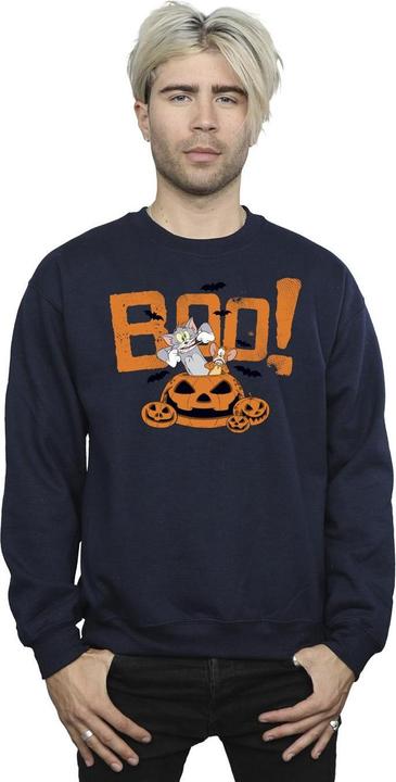 Actual product image Tom & Jerry Mens Halloween Boo! Sweatshirt (XL)
