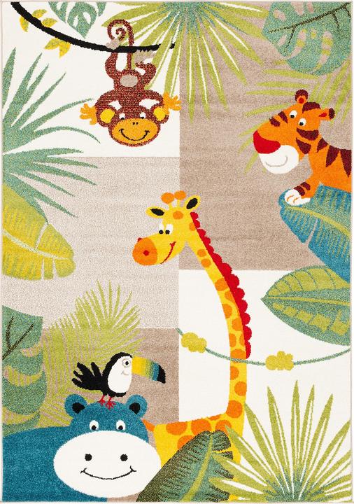 Immagine prodotto Pergamon Kinder Teppich Softstar Kids Tierwelt (80 x 150 cm)
