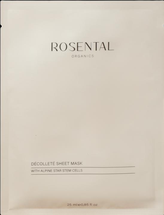 Rosental Organics Slow-Aging - Décolléte Sheet Mask (25 ml)