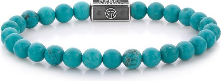 Image du produit Rebel & Rose Bracelet Turquoise Delight RR-6S001-S-S Femme (16.50 cm, Acier inoxydable, Turquoise)