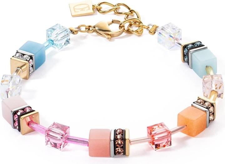 Blau, PVD gelbgold, Orange