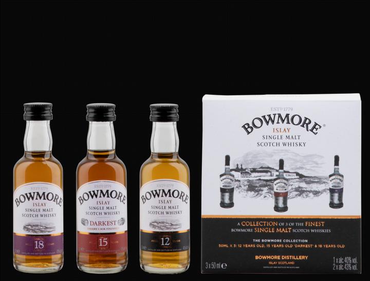Produktbild Bowmore Collection (Single Malt, Scotch Whisky, 3 x 5 cl)