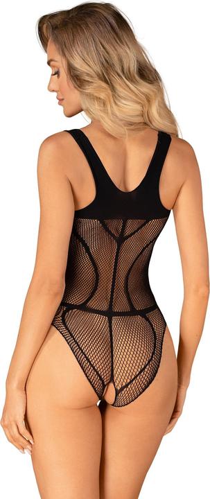 Actual product image Obsessive B336 Crotchless Teddy - Black (S, M, One size, M/L)