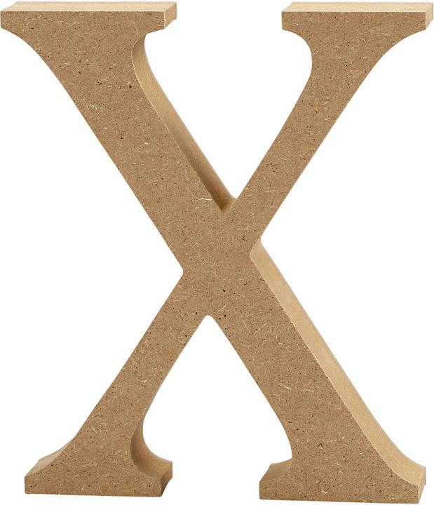 Image du produit Creativ Company Letter X MDF 8cm, 1st.