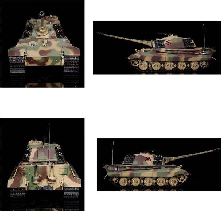 Image du produit Es-toys Heng Long, réservoir RC, King Tiger (RTR Prêt à fonctionner)