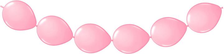 Folat Rosa Luftballons Knoten (1 x)
