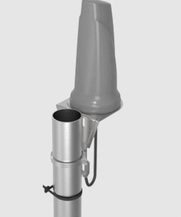 Actual product image Poynting Antennas - 5G/LTE - M2M/IoT - A-OMNI-0297-V1-01 - grey - SMA (M) - 2dbi omnidirectional - SMA (5G)