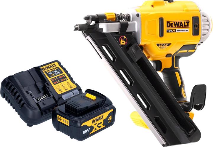 Produktbild DeWalt DCN 692 M1 Akku Streifennagler 18 V 50 - 90 mm Brushless + 1x Akku 4,0 Ah + Ladegerät