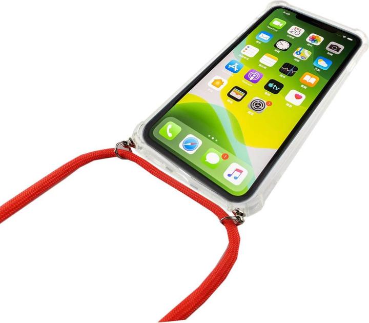 Produktbild König Design Apple iPhone 11 Pro Max Handykette Hülle mit Band Case zum umhängen Kordel Pink