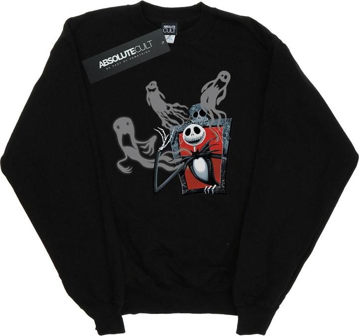 Actual product image Disney Mens Nightmare Before Christmas Ghosts Of Jack Sweatshirt (S)