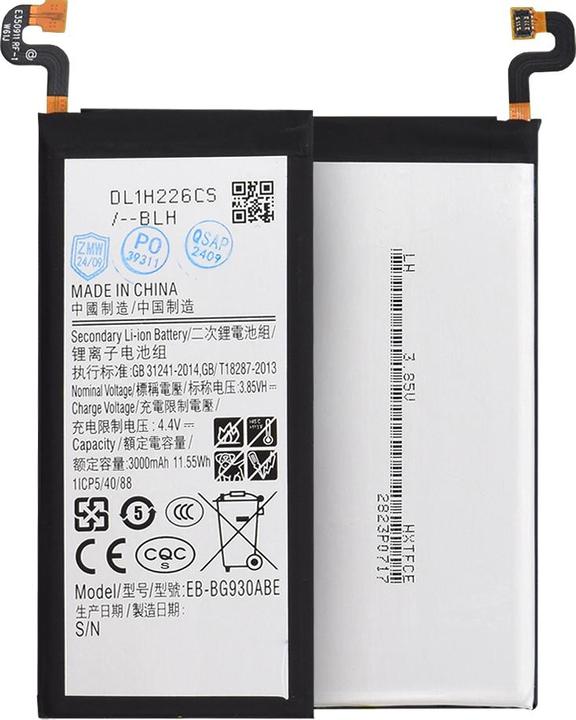 Actual product image OEM - Smartphone Battery EB-BG930ABE (10752) - Samsung Galaxy S7 (SM-G930F) - 3000mAh - Grey