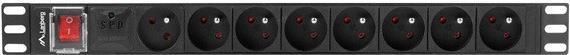 Produktbild Lanberg PDU 19inch 1U 16A 6x FR 2m