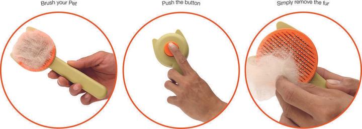 Actual product image Winkee - Fur Brush - Pet Care (Cat, Dog)