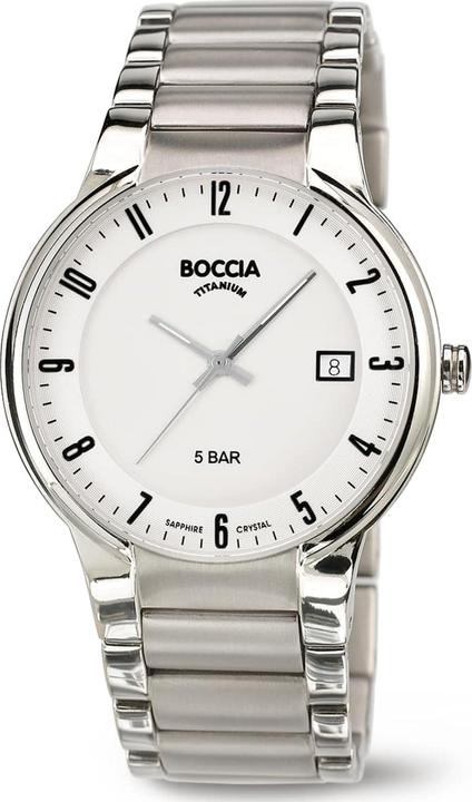 Actual product image Boccia 3629-02 Mens Titanium 39mm 5ATM Watch (Analogue wristwatch, 39 mm)